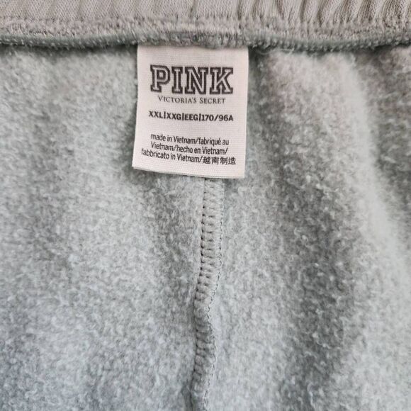 Victorias Secret PINK Joggers Womens XXL Plus Size Premium Fleece Athleticwear L - Picture 4 of 5